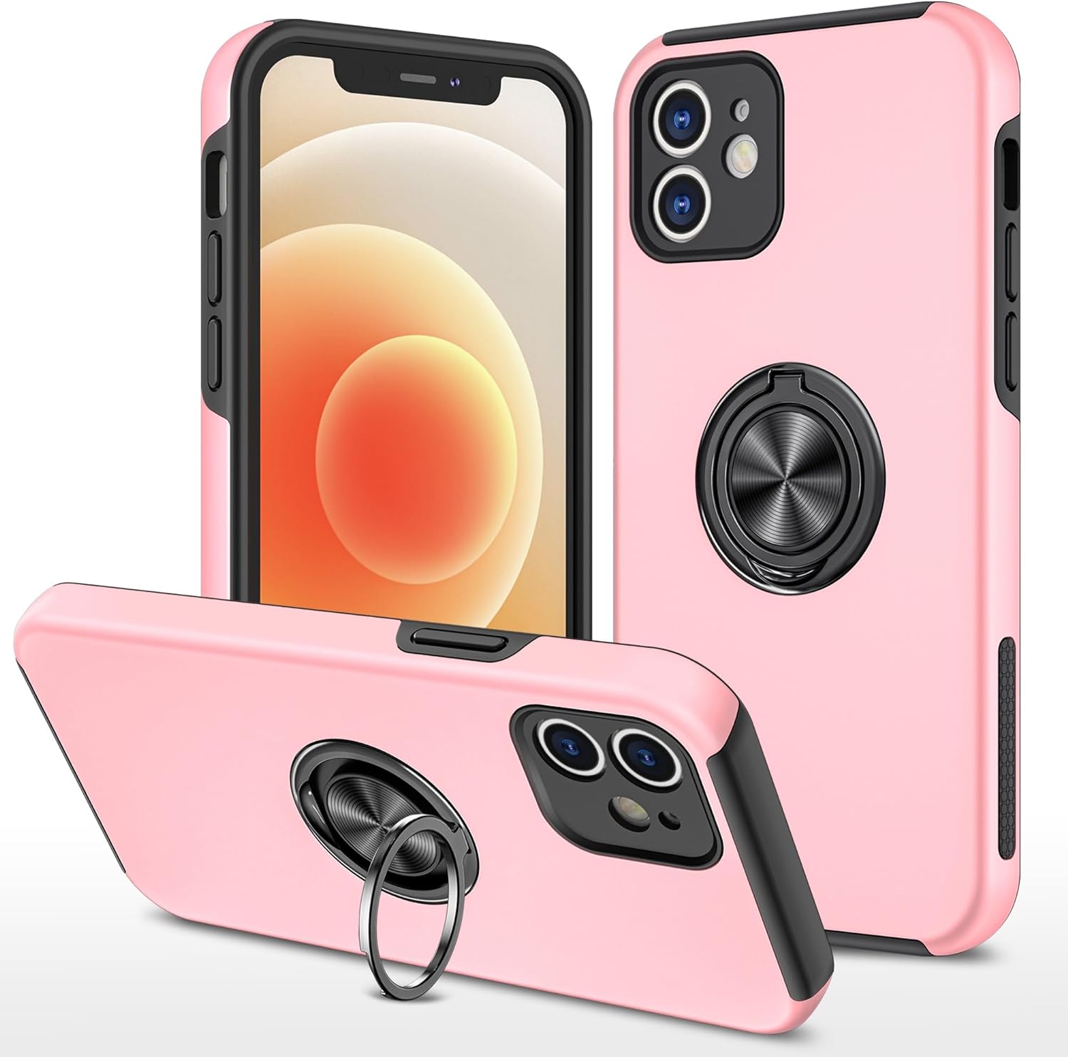 Coque hybride magnétique invisible pour iPhone 12 Mini Coque hybride magnétique invisible pour iPhone 12 Mini